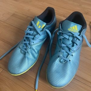 Adidas Blue Soccer Shoes